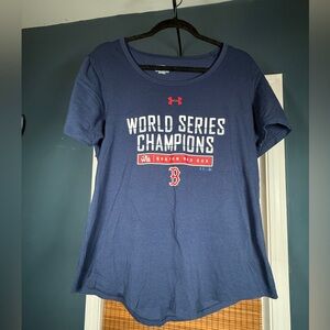 Under Armour Red Sox World Series Champions Tee